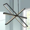 Hinkley Tangent 36" Wide Black 4-Light LED Pendant Light -Outlet The Radiantix Store hinkley tangent 36 inch wide black 4 light led pendant light 86n09cropped