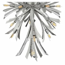 Hinkley Vida 24" Wide Glacial Metal 19-Light Pendant Light -Outlet The Radiantix Store hinkley vida 24 inch wide glacial metal 19 light pendant light 86n23views1