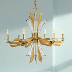 Hinkley Vida 29 1/4"W Burnished Gold 6-Light Chandelier