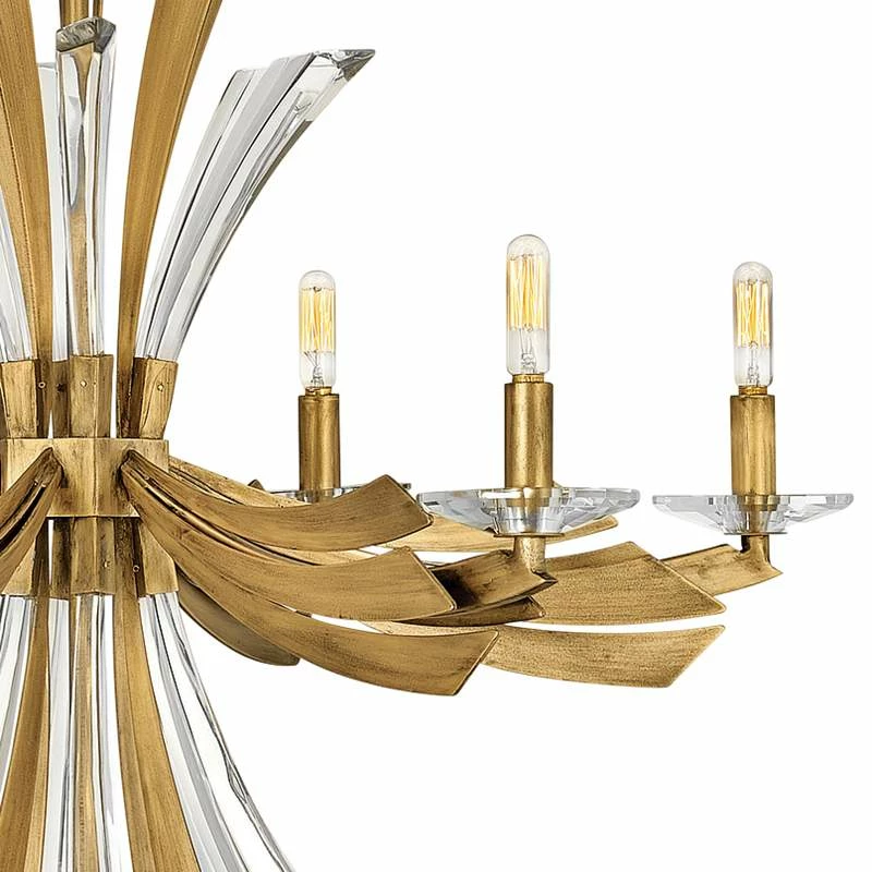 Hinkley Vida 29 1/4"W Burnished Gold 6-Light Chandelier 5 Hinkley Vida 29 1/4"W Burnished Gold 6-Light Chandelier - Image 3