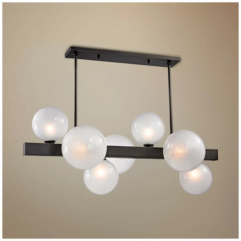 Hinsdale 21 1/4"W Old Bronze Kitchen Island Light Pendant 3 Hinsdale 21 1/4"W Old Bronze Kitchen Island Light Pendant