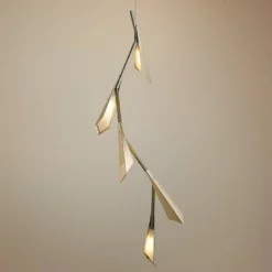 Hubbardton Forge Quill 46 1/2"H LED Gold Linear Pendant