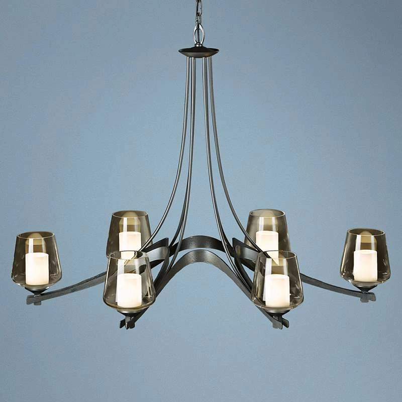 Hubbardton Forge Ribbon Collection 38 1/2" Wide Chandelier 3 Hubbardton Forge Ribbon Collection 38 1/2" Wide Chandelier