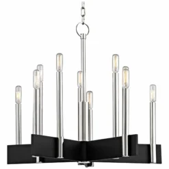 Hudson Valley Abrams 23 3/4" Wide Polished Nickel Chandelier