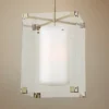 Hudson Valley Achilles 18" Wide Aged Brass Pendant Light