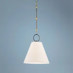 Hudson Valley Altamont 15" Wide Distressed Bronze Pendant