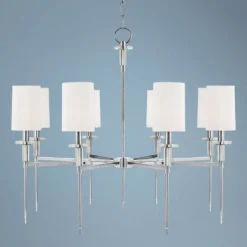 Hudson Valley Amherst 32" Wide Polished Nickel Chandelier