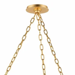 Hudson Valley Banks 34 1/2"W Gold Leaf And White Chandelier -Outlet The Radiantix Store hudson valley banks 34 and one half inchw gold leaf and white chandelier 300e0views2