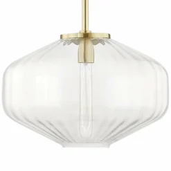 Hudson Valley Bennett 18" Wide Aged Brass Pendant Light -Outlet The Radiantix Store hudson valley bennett 18 inch wide aged brass pendant light 95a72views1