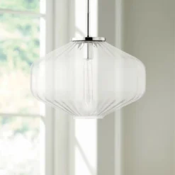 Hudson Valley Bennett 18" Wide Polished Nickel Pendant Light