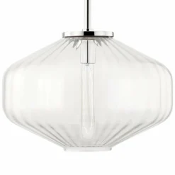 Hudson Valley Bennett 18" Wide Polished Nickel Pendant Light -Outlet The Radiantix Store hudson valley bennett 18 inch wide polished nickel pendant light 433e0views1
