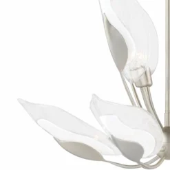 Hudson Valley Blossom 29" Wide Silver Leaf Chandelier -Outlet The Radiantix Store hudson valley blossom 29 inch wide silver leaf chandelier 326e0views1