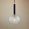 Hudson Valley Breton 8 1/2" Wide Aged Brass LED Mini Pendant -Outlet The Radiantix Store hudson valley breton 8 and one half inch wide aged brass led mini pendant 21h82cropped
