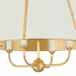 Hudson Valley Cambridge 20"W Aged Brass 4-Light Chandelier -Outlet The Radiantix Store hudson valley cambridge 20 inchw aged brass 4 light chandelier 675r1views1