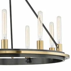 Hudson Valley Chambers 32"W Old Bronze 9-Light Chandelier -Outlet The Radiantix Store hudson valley chambers 32 inchw old bronze 9 light chandelier 59c83views1