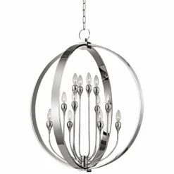 Hudson Valley Dresden 30" Wide Polished Nickel Chandelier