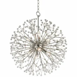 Hudson Valley Dunkirk 20" Wide Polished Nickel Chandelier