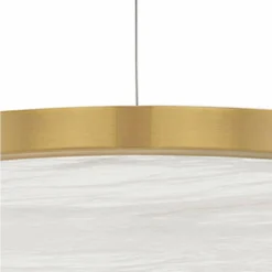 Hudson Valley Eastport 24" Wide Aged Brass LED Pendant Light -Outlet The Radiantix Store hudson valley eastport 24 inch wide aged brass led pendant light 958x0views2