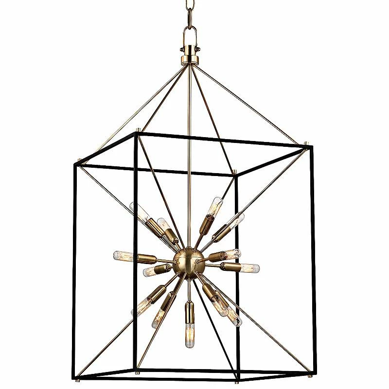 Hudson Valley Glendale 20 1/4" Wide Aged Brass Chandelier 4 Hudson Valley Glendale 20 1/4" Wide Aged Brass Chandelier - Image 2