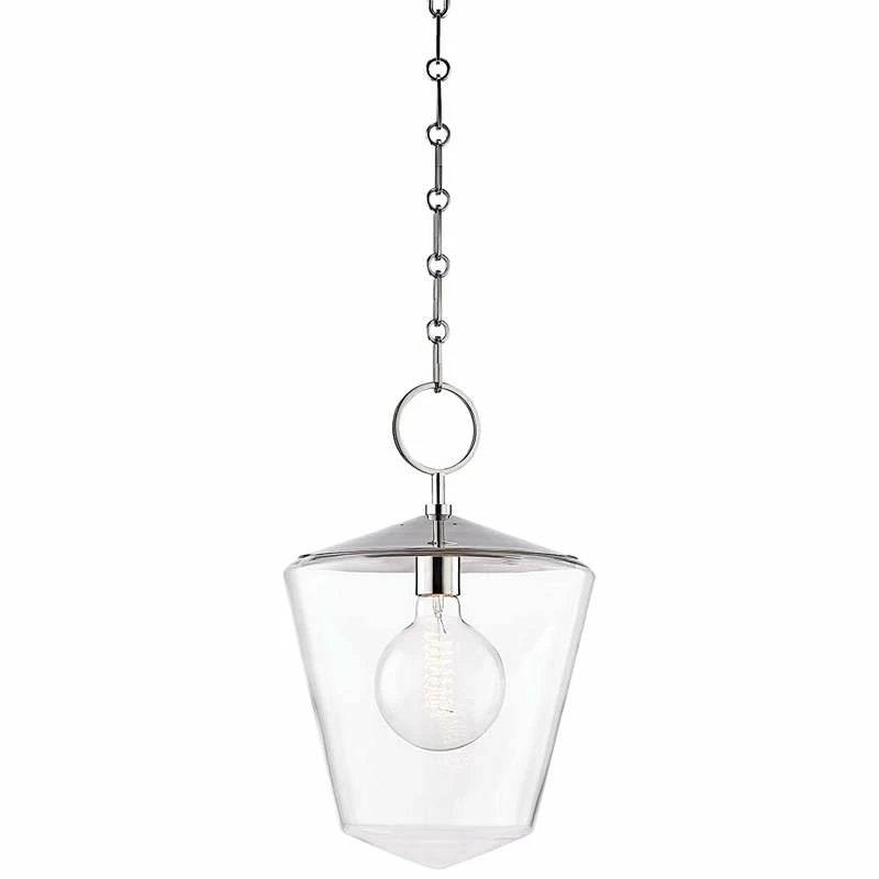 Hudson Valley Greene 11 3/4"W Polished Nickel Mini Pendant 4 Hudson Valley Greene 11 3/4"W Polished Nickel Mini Pendant - Image 2