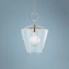 Hudson Valley Greene 11 3/4"W Polished Nickel Mini Pendant 2 Hudson Valley Greene 11 3/4"W Polished Nickel Mini Pendant -Outlet The Radiantix Store hudson valley greene 11 and three quarter inchw polished nickel mini pendant 70c92cropped