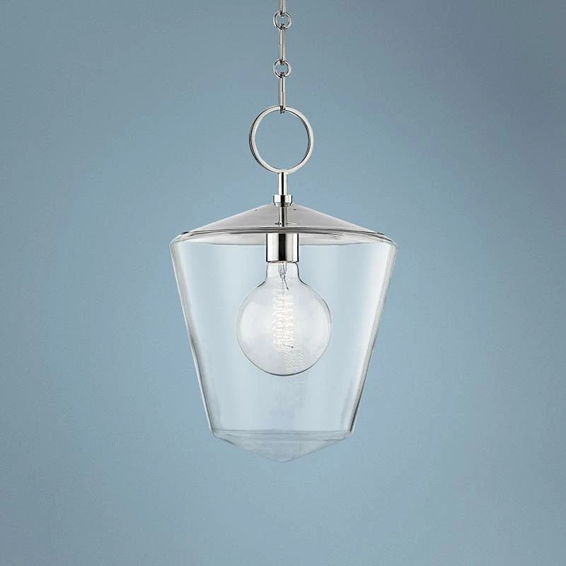 Hudson Valley Greene 11 3/4"W Polished Nickel Mini Pendant 3 Hudson Valley Greene 11 3/4"W Polished Nickel Mini Pendant