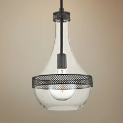 Hudson Valley Hagen 10 3/4" Wide Old Bronze Mini Pendant