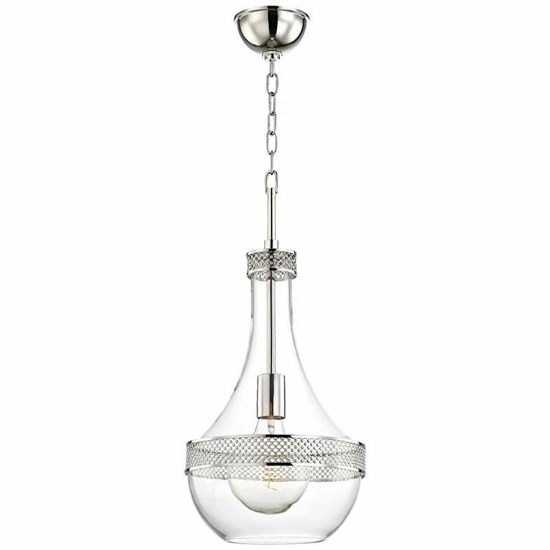 Hudson Valley Hagen 10 3/4"W Polished Nickel Mini Pendant 3 Hudson Valley Hagen 10 3/4"W Polished Nickel Mini Pendant