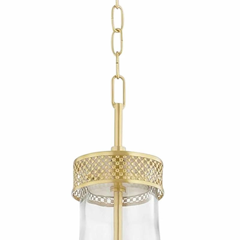 Hudson Valley Hagen 17 1/2" Wide Aged Brass Pendant Light 6 Hudson Valley Hagen 17 1/2" Wide Aged Brass Pendant Light - Image 4