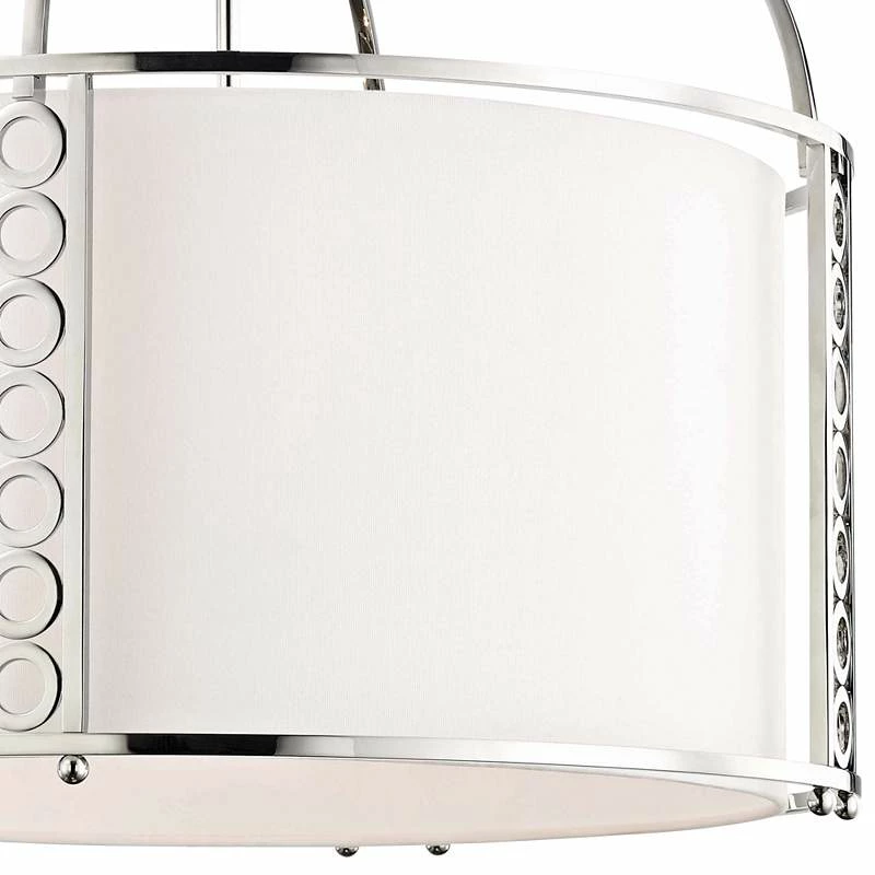 Hudson Valley Infinity 24"W Polished Nickel Pendant Light 4 Hudson Valley Infinity 24"W Polished Nickel Pendant Light - Image 2