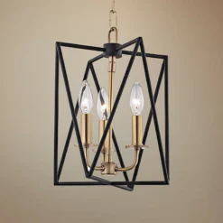 Hudson Valley Laszlo 10 1/4" Wide Aged Brass Mini Pendant