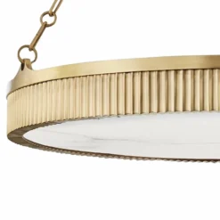 Hudson Valley Lynden 30" Wide Aged Brass LED Chandelier -Outlet The Radiantix Store hudson valley lynden 30 inch wide aged brass led chandelier 341e0views1