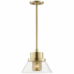 Hudson Valley Paoli 12" Wide Aged Brass Mini Pendant -Outlet The Radiantix Store hudson valley paoli 12 inch wide aged brass mini pendant 59a99