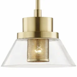 Hudson Valley Paoli 12" Wide Aged Brass Mini Pendant -Outlet The Radiantix Store hudson valley paoli 12 inch wide aged brass mini pendant 59a99views1