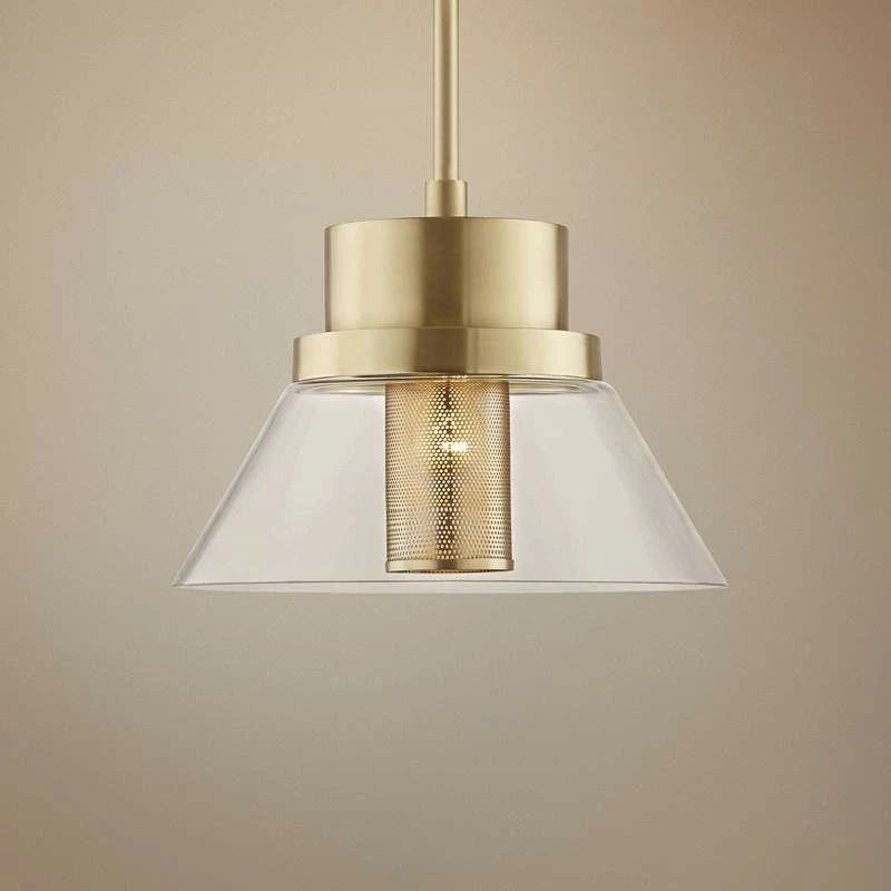 Hudson Valley Paoli 15 3/4" Wide Aged Brass Pendant Light 3 Hudson Valley Paoli 15 3/4" Wide Aged Brass Pendant Light