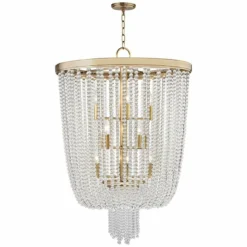 Hudson Valley Royalton 26" Wide Aged Brass Pendant Light -Outlet The Radiantix Store hudson valley royalton 26 inch wide aged brass pendant light 9j410views1