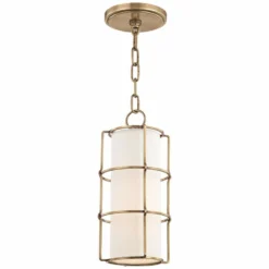 Hudson Valley Sovereign 7" Wide Aged Brass LED Mini Pendant 6 Hudson Valley Sovereign 7" Wide Aged Brass LED Mini Pendant -Outlet The Radiantix Store hudson valley sovereign 7 inch wide aged brass led mini pendant 44x20