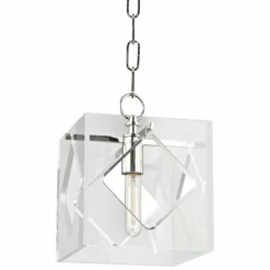 Hudson Valley Travis 9" Wide Polished Nickel Mini Pendant