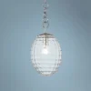 Hudson Valley Venice 8 1/2"W Polished Nickel Mini Pendant -Outlet The Radiantix Store hudson valley venice 8 and one half inchw polished nickel mini pendant 70c62cropped