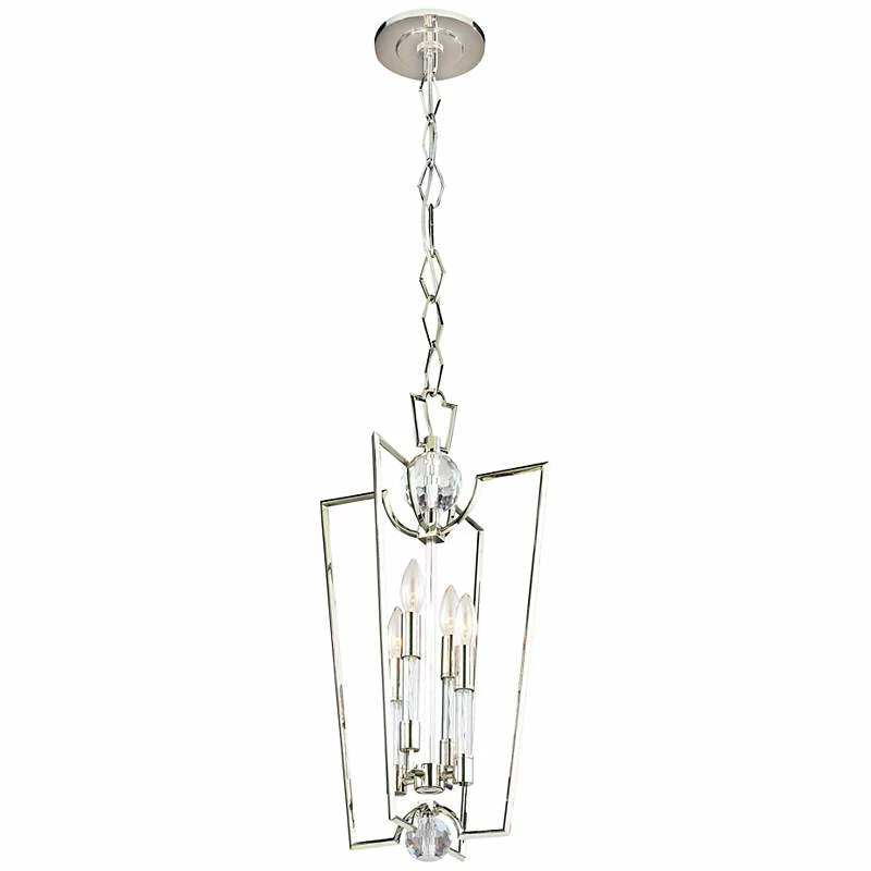 Hudson Valley Waterloo 25 3/4" High Polished Nickel Pendant 4 Hudson Valley Waterloo 25 3/4" High Polished Nickel Pendant - Image 2