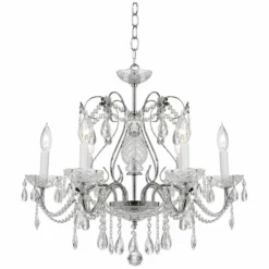 Impact 24" Wide Silver Regal Crystal Chandelier 11 Impact 24" Wide Silver Regal Crystal Chandelier -Outlet The Radiantix Store impact 24 inch wide silver regal crystal chandelier p2373