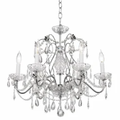Impact 24" Wide Silver Regal Crystal Chandelier 13 Impact 24" Wide Silver Regal Crystal Chandelier -Outlet The Radiantix Store impact 24 inch wide silver regal crystal chandelier p2373views2