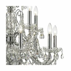 Imperial 29 1/2" Wide Polished Chrome 12-Light Chandelier 7 Imperial 29 1/2" Wide Polished Chrome 12-Light Chandelier -Outlet The Radiantix Store imperial 29 and one half inch wide polished chrome 12 light chandelier 74t61views1