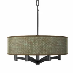 Interweave Patina Ava 6-Light Black Pendant Chandelier