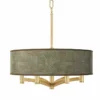 Interweave Patina Ava 6-Light Gold Pendant Chandelier