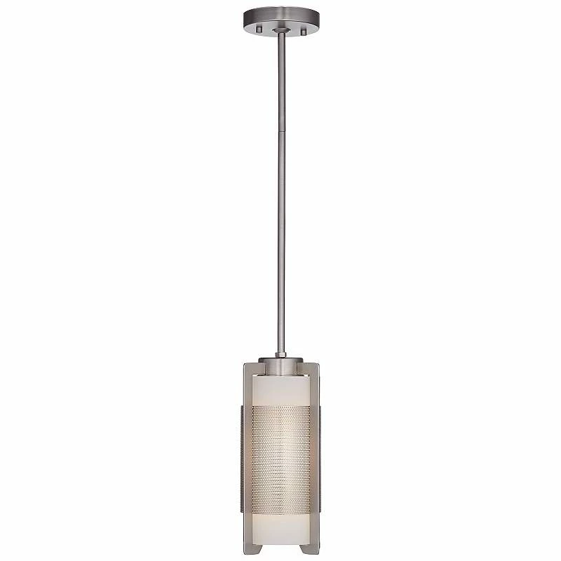 Iron Brushed Steel Bracket Mini Pendant Light 6 Iron Brushed Steel Bracket Mini Pendant Light - Image 4