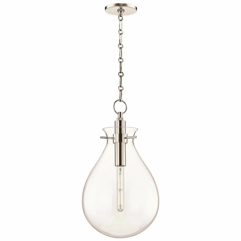 Ivy 12 1/2" Wide Polished Nickel LED Pendant Light 4 Ivy 12 1/2" Wide Polished Nickel LED Pendant Light - Image 2