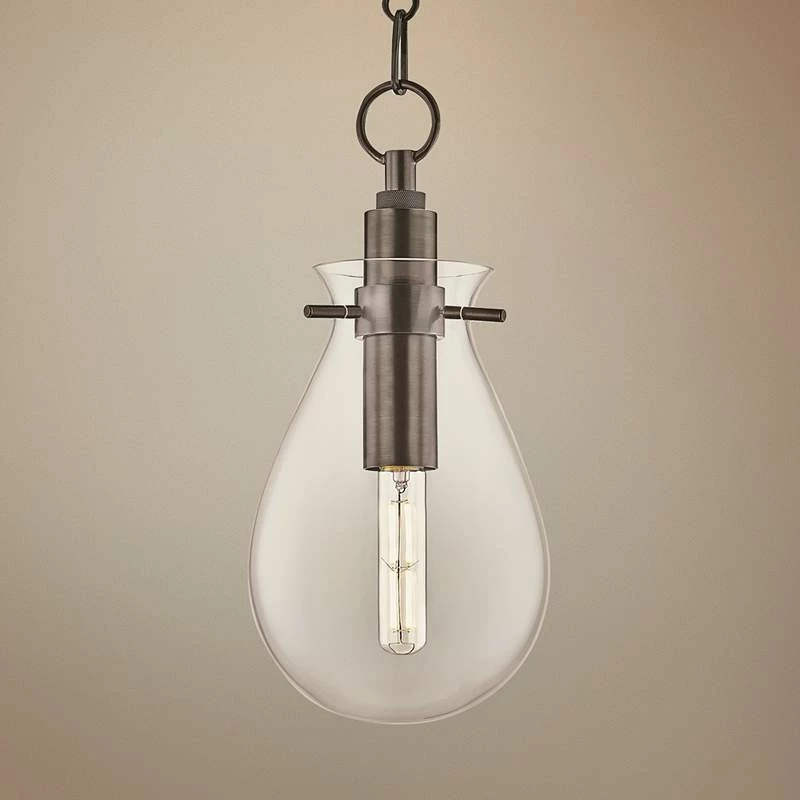 Ivy 7 1/2" Wide Old Bronze LED Mini Pendant With Clear Glass 3 Ivy 7 1/2" Wide Old Bronze LED Mini Pendant With Clear Glass