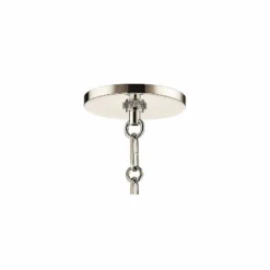 Ivy 7 1/2"W Polished Nickel LED Mini Pendant W/ Clear Glass -Outlet The Radiantix Store ivy 7 and one half inchw polished nickel led mini pendant w clear glass 66j09views1