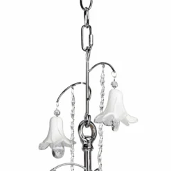 James Moder Murano 26" Wide Silver 6-Light Chandelier -Outlet The Radiantix Store james moder murano 26 inch wide silver 6 light chandelier 19j07views3